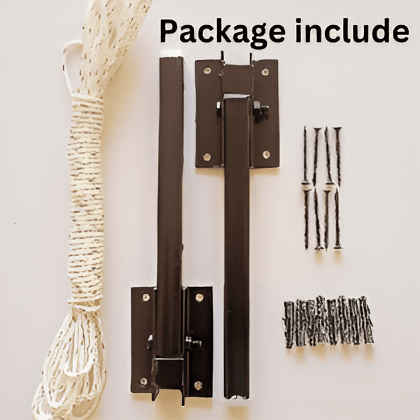 Alternative view of Cloth Drying Stand (24 Inches) with Free Rope Foldable Wall Mounted