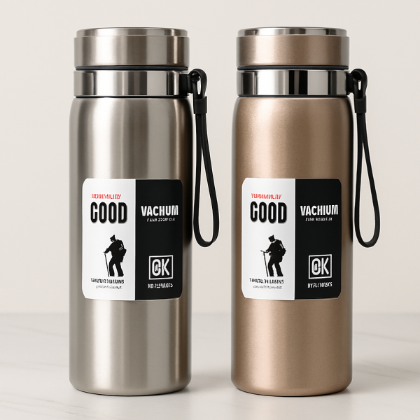 Alternative view of 1000ml Large Capacity Stainless Steel Thermos Bottle – Hot & Cold Vacuum Flask Water Bottle (Random color)