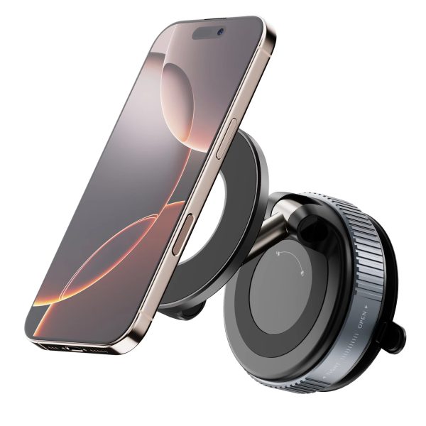 Professional 3.1 Magnetic 360° Magnetic Car Phone Holder With Strong Suction Base