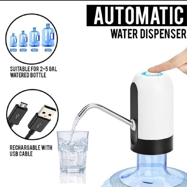 Portable Electric Water Dispenser USB Rechargeable