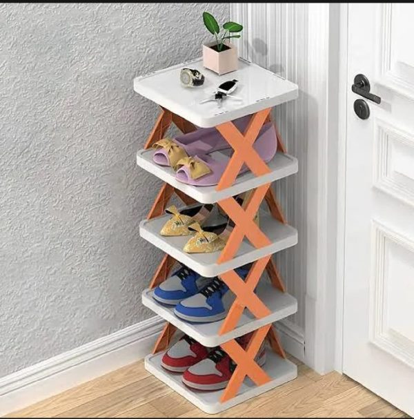 4-Layer Foldable Shoe Storage Rack