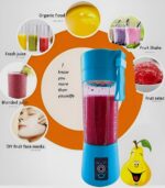 Portable Mini 6 blade Juicer blender | Outdoor Juicing Cup (380ml) - Rechargeable [random] - Image 5