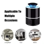 Mosquito Trap with Killer Lamp | Eco Friendly Chemical Free USB Connected UV LED Light Fly Bug Di-Speller with Suction Fan Repellent Lamp (Random color) - Image 6