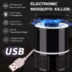 Mosquito Trap with Killer Lamp | Eco Friendly Chemical Free USB Connected UV LED Light Fly Bug Di-Speller with Suction Fan Repellent Lamp (Random color) - Image 3