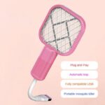 Mini USB Rechargeable Mosquito Racket with UV Light – Portable Electric Bug Zapper & Fly Swatter for Indoor/Outdoor Use, Home, Office, Travel & Camping - Image 4