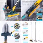 2 In 1 Floor Cleaning Brush Bathroom Tile Windows Floor Cleaning Brush With 120° Rotatable Head – Multipurpose Bathroom Floor Cleaning Brush – Floor Brush Scrubber | Floor Cleaning Brush - Image 6