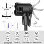 High Pressure Foot Air Pump – Heavy-Duty Mini Foot Pump for Bicycle, Ball, Scooter, Car & Inflatable Toys (Without Gauge) (Random Color) - Image 3