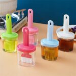 Oil Bottle with Silicone Brush – Durable Kitchen Tool for Easy Cooking and Baking Use.( Random Color) - Image 3