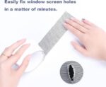 Mesh Window Screen Repair Tape – 2 Meter Durable Self-Adhesive Patch for Quick Screen Fixes - Image 3