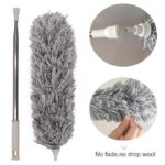 Microfiber Fan Duster | Telescopic Extendable Gray Duster | 360 Flexible Dirt & Dust Duster For Home Office Use | Micro Fiber Duster - Image 3
