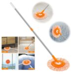 360° Rotating Microfiber Mop | Round Shape | Extendable Adjustable Stick | Floor Cleaning Accessories for Home - Image 4