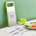 5in1 Vegetable Cutter | Multifunctional Stainless Steel Vegetable Cutter & Slicer | Kitchen Tool - 12 Inch - Image 4