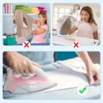 Teflon Iron Cover Protector | Non Stick Garments Care Cover For Iron | Heat Resistant Ironing Shoe for Clothes Protection - Image 3