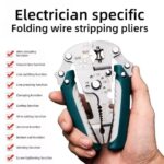 16 In 1 Plier Durable Strong Reliable Multi Functional Compact And Versatile Iron Tool With Multicolor Finish - Image 3
