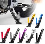 Universal Adjustable Aluminum Motorcycle Kickstand – CNC Side Stand - Image 3