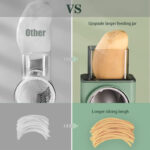 4 in 1 Multi-Function Vegetable Cutter & Slicer with Stainless Steel Blades – Manual Vegetable Chopper - Image 5