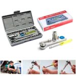 Aiwa 40 PCS Combination Socket Wrench Set – Complete Mechanical Tool Kit for Home, Garage & Automotive Repair - Image 5