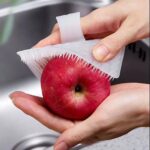 Silicone Fruit And Vegetable Cleaning Brush With Handle Flexible Kitchen Cleaning Tool For Potatoes Carrots Corn - Image 6