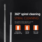 Pack off 6 Ear Pick with Storage Bag Dig Ear Wax Remover Cleaner Care Portable Travel Kit Cleaner Spoon - Image 5