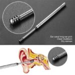 Pack off 6 Ear Pick with Storage Bag Dig Ear Wax Remover Cleaner Care Portable Travel Kit Cleaner Spoon - Image 7