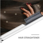 Electric Hair Straightening & Curling Comb/Brush - Dual-Purpose Professional Hair Styler, Non-Damaging Splint, | 2 in 1 Hair Straightener | ( Random Color ) - Image 7