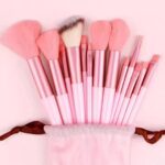 13 Pieces Soft Fluffy Makeup Brush Set - Cosmetics Brush Set - Makeup Brush Kit - Blush and Powder Brushes - Makeup Brushes for Foundation - Pink Color - Without Box - Image 3