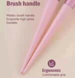 13 Pieces Soft Fluffy Makeup Brush Set - Cosmetics Brush Set - Makeup Brush Kit - Blush and Powder Brushes - Makeup Brushes for Foundation - Pink Color - Without Box - Image 5