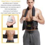 Men Waist Trainer Slimming Belt – Abdominal Sweat Body Shaper Girdle for Weight Loss Support - Image 3