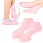 Silicone Moisturizing Heel Socks – Reusable Cracked Heel Care Socks - Image 3